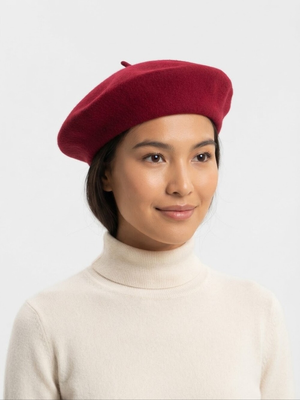 Vintage 90s First Issue Red Wool French Beret — NWOT